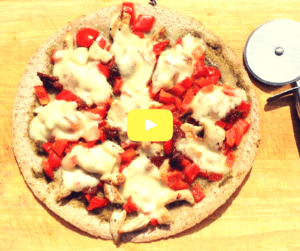 Pesto Chicken Pizza by James Staring, Personal Trainer Clapham
