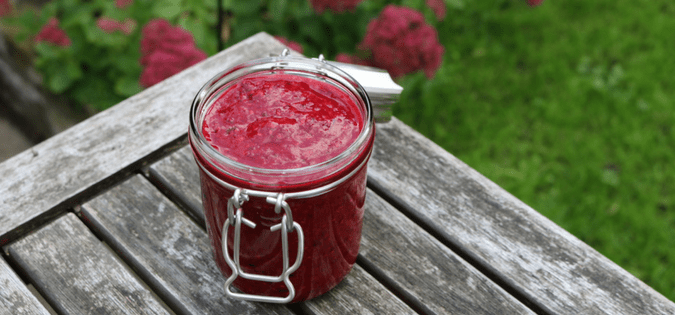 Sugar free chia jam