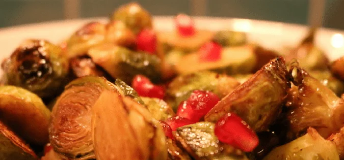Bejewelled brussels sprouts recipe
